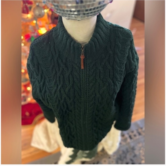 Vintage green Ralph Lauren zip up sweater - Picture 5 of 9